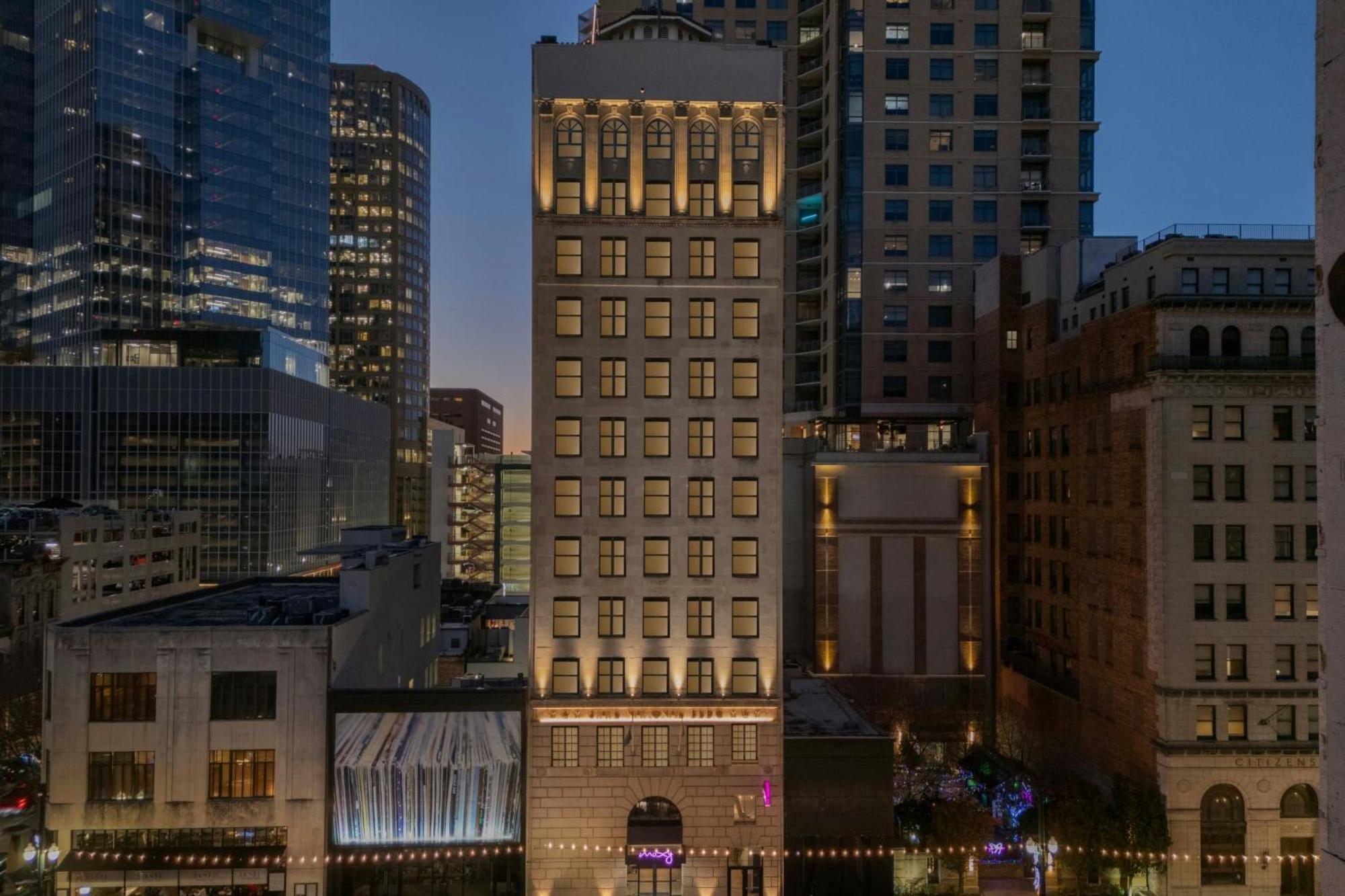 Moxy Houston Downtown Hotel Exterior foto